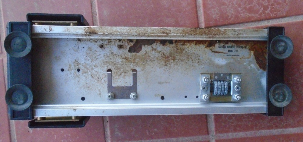 ORIGINAL 1960s CHARGE CARD MACHINE.ADJUSTABLE DATE..GREAT CONDITION
