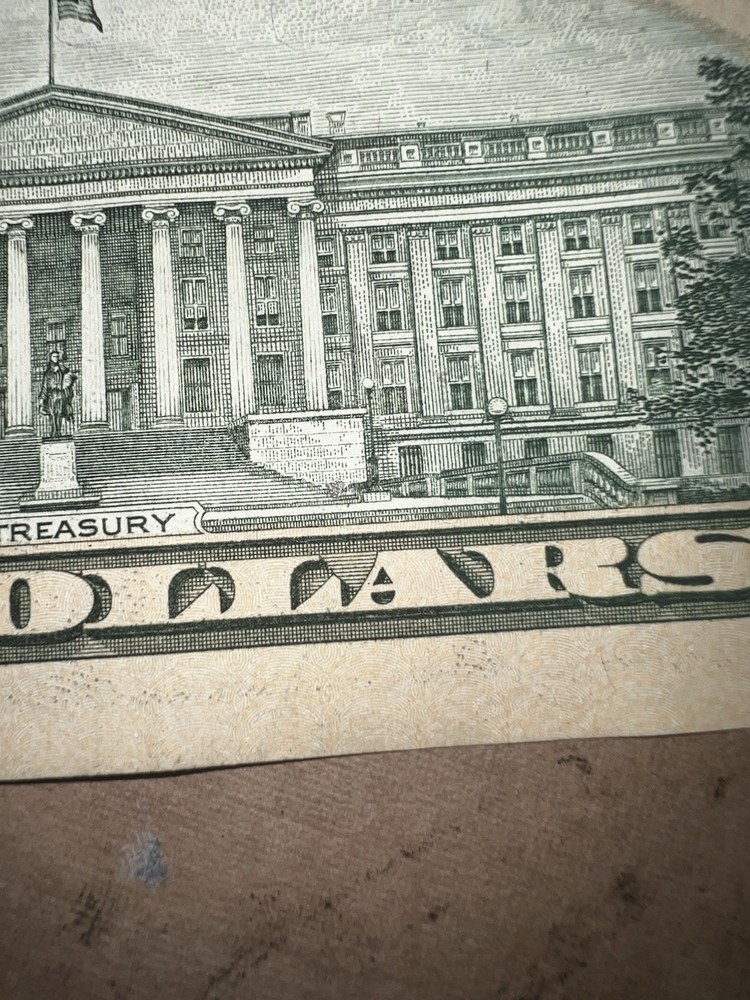 2017 A $10 Federal Reserve Note Ink Smear ERROR￼