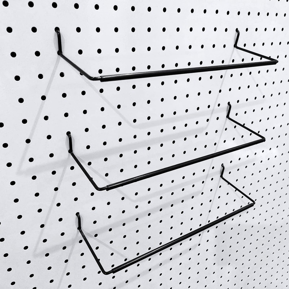 5 Pack Extendable Pegboard Paper Towel Holder,Pegboard Hook for Workshop,Gara...