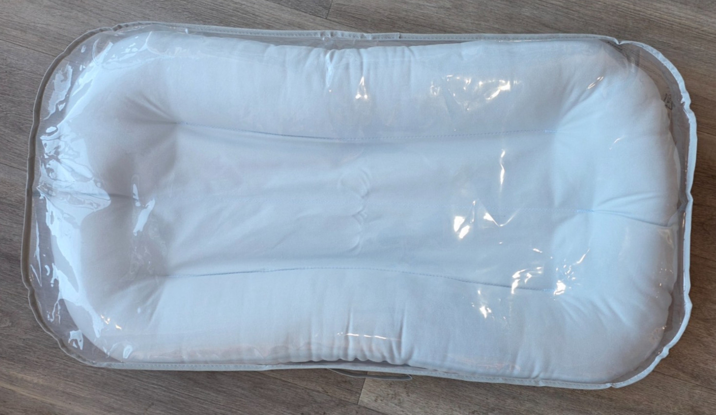 Snuggle Me Toddler Lounger Organic 100% Cotton Cover Bluebell NEW