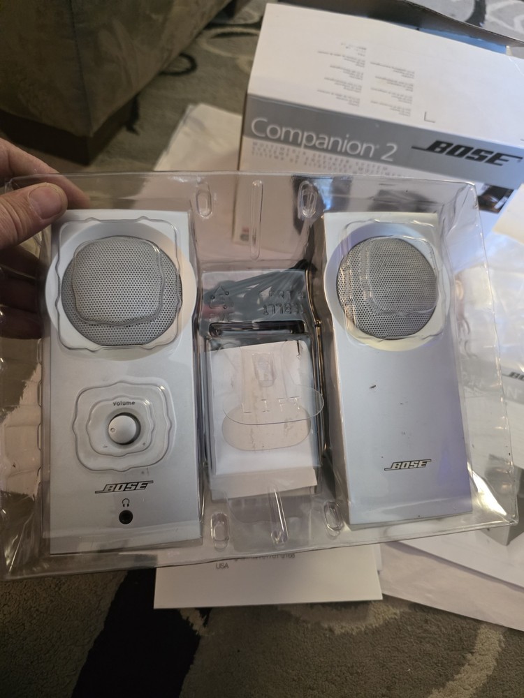 BOSE Companion 2 Multimedia Computer Speakers Speaker System Tested Excellent!