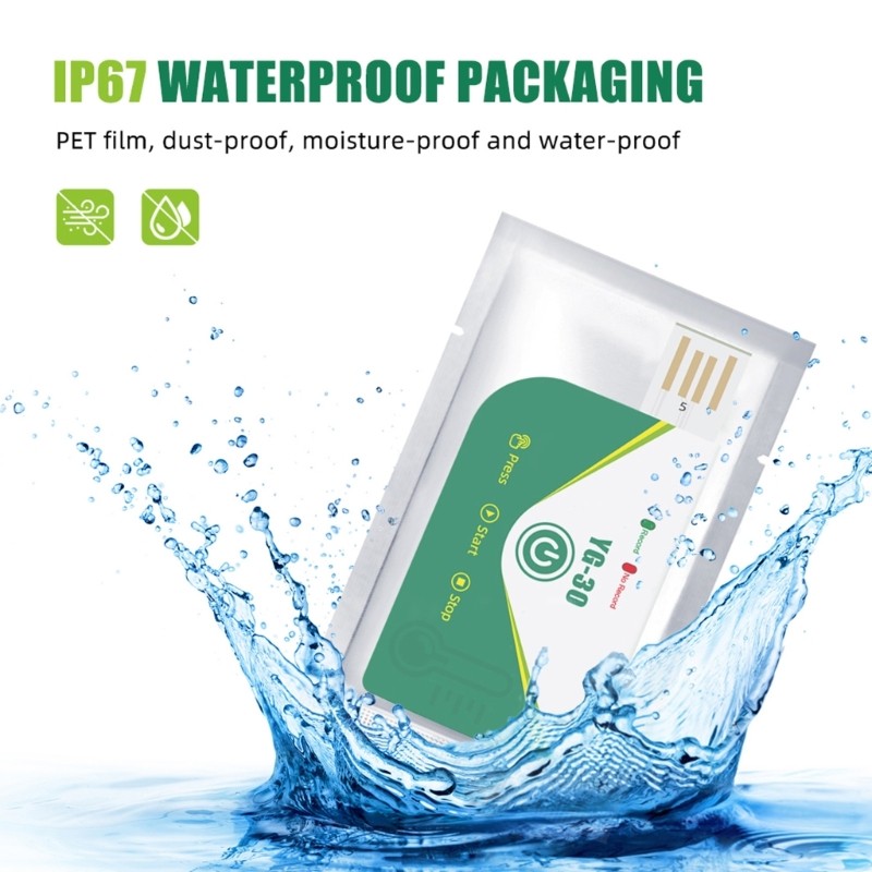 Single Use Automated Temperature Documentation System Featuring USB Connection