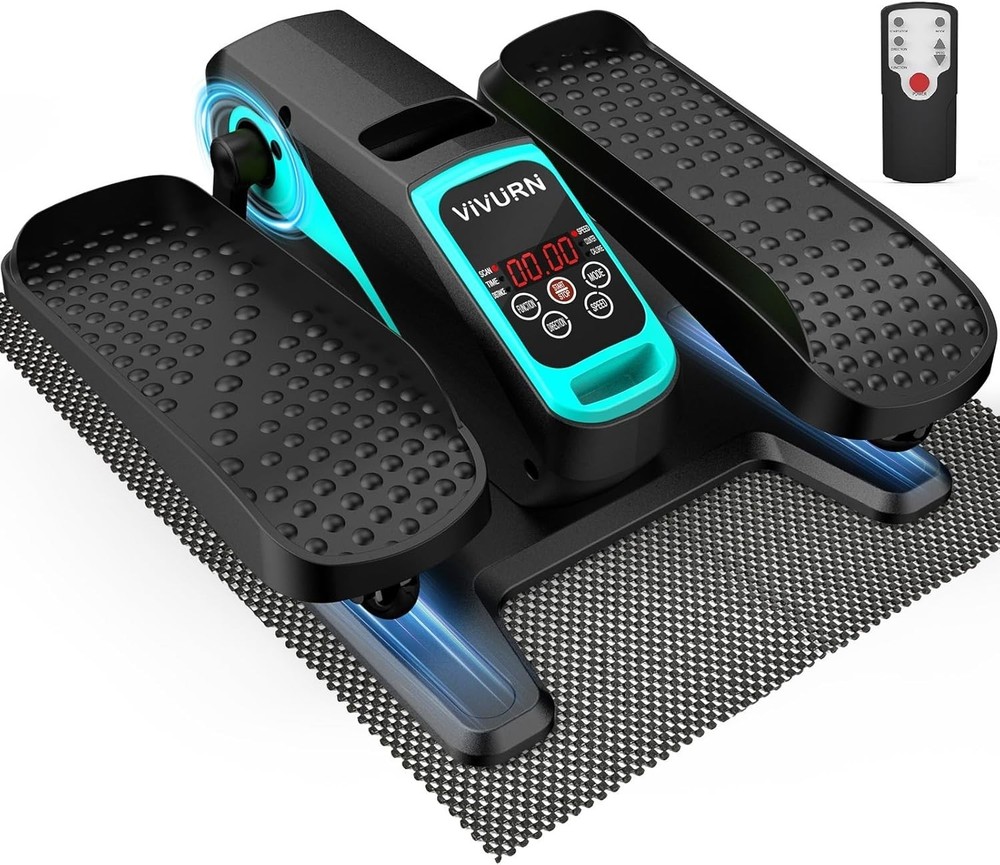 Under Desk Elliptical 12 Speed 5 Mode Mini Motorized Leg Exerciser While Sitting