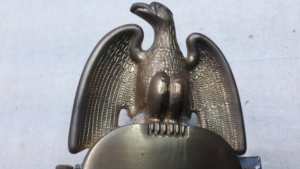 Baldwin Brass Door Knocker Solid Brass 8" Golden Eagle Design Forged W/Hardware