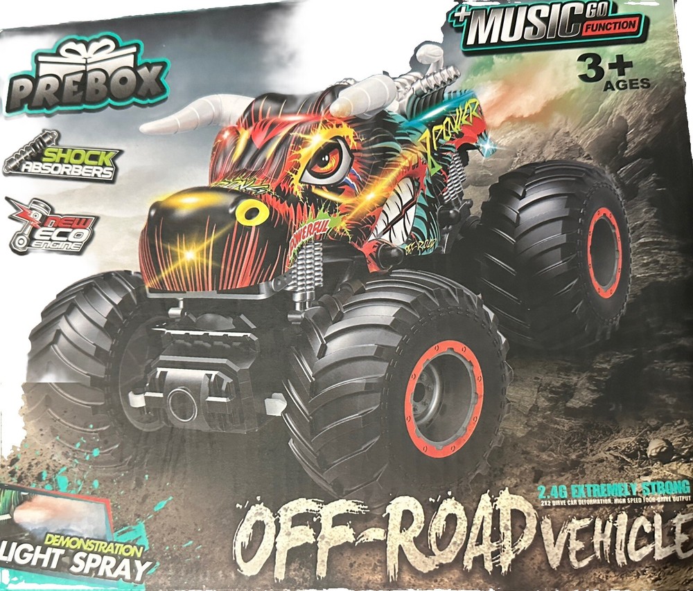 Remote Control Bull Monster Truck!