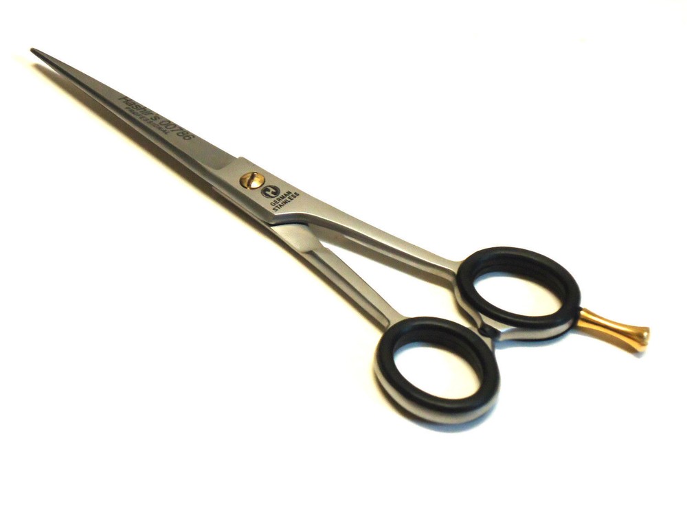 6PCS OLD SCHOOL CLASSIC BARBERS STRAIGHT RAZORS PLUS RAZOR SHARPENER SCISSORS