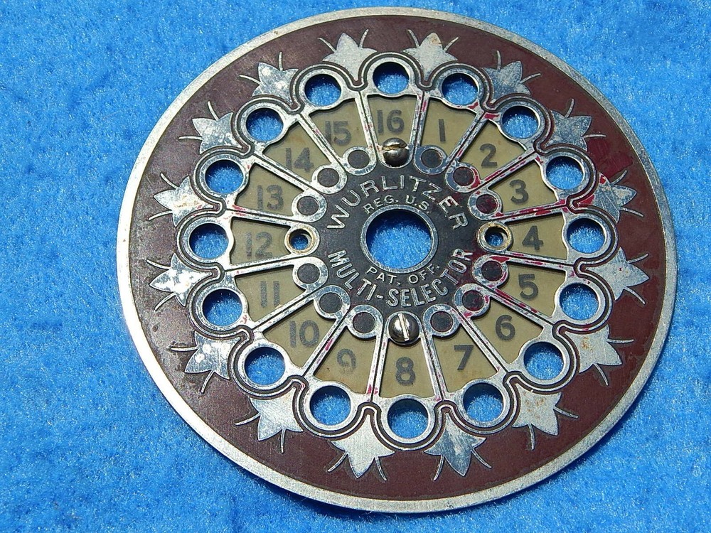1937 Wurlitzer Simplex 616 716 616A Push Button Escutcheon or Bezel # 24720