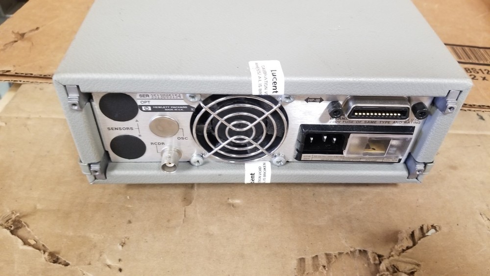 HP 438A Power Meter For Parts! Powers UP!