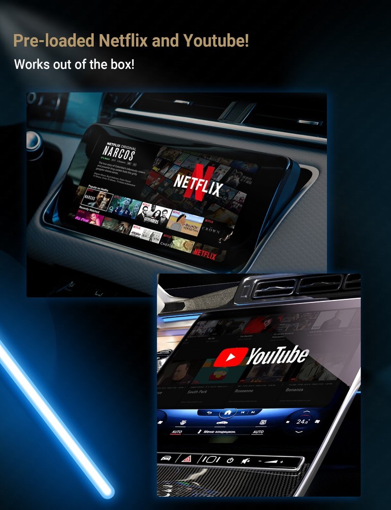 2 in 1 Play2Video AI Box Wireless CarPlay/Android Auto Multimedia Adapter