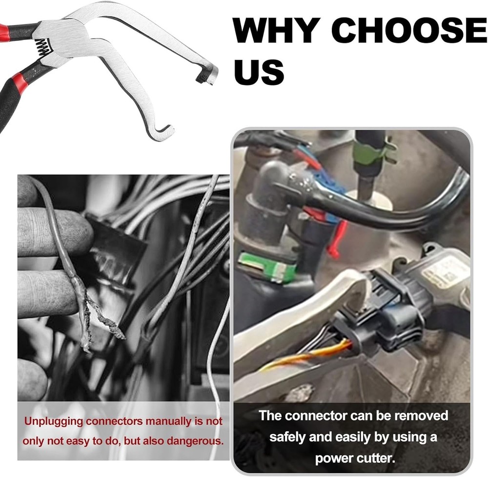 Electrical Disconnect Pliers Set 60 Degree Electrical Connector Separator Wiring