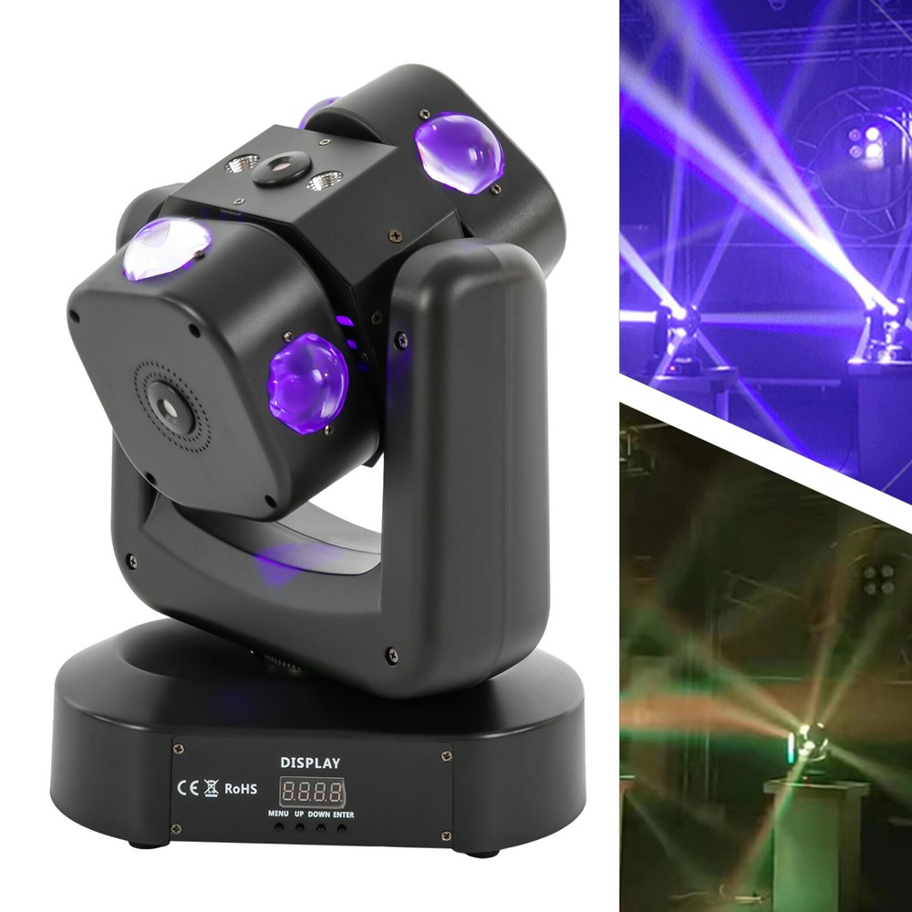 Infinite Rotating Strobe Lights DMX512 Stage Lighting Multi-Effects Party Light