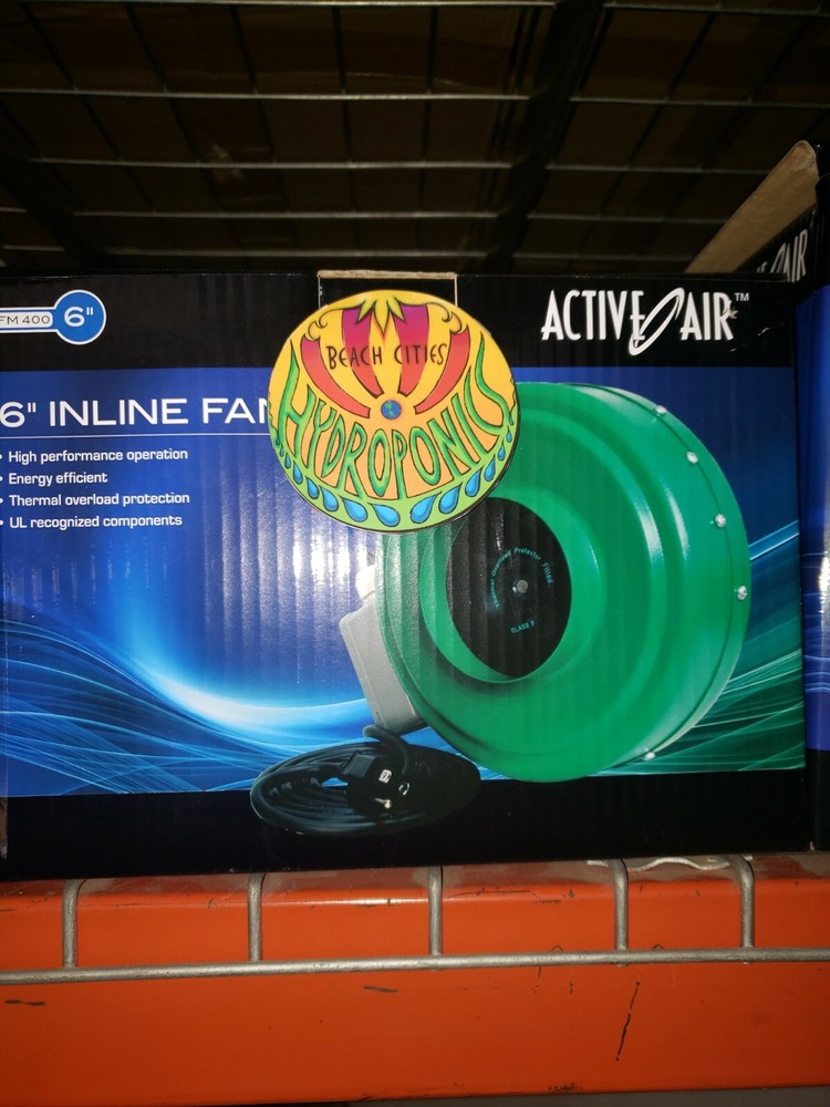 Active Air 8" Inline Fan CFM 720