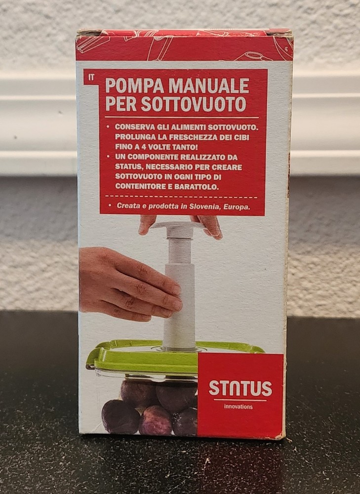 Status Manual Vacuum Pump
