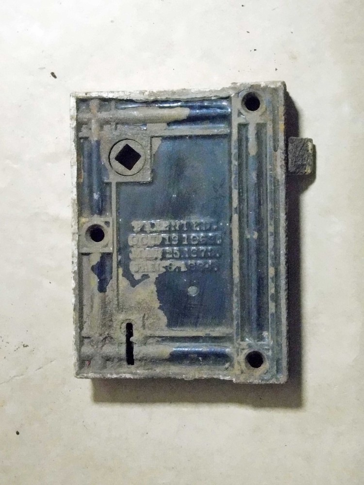 5 antique rin locks all marked by maker