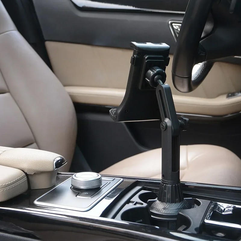 Upgraded Version Universal Adjustable Car Mount Cup Cradle Holder for Cell Phone