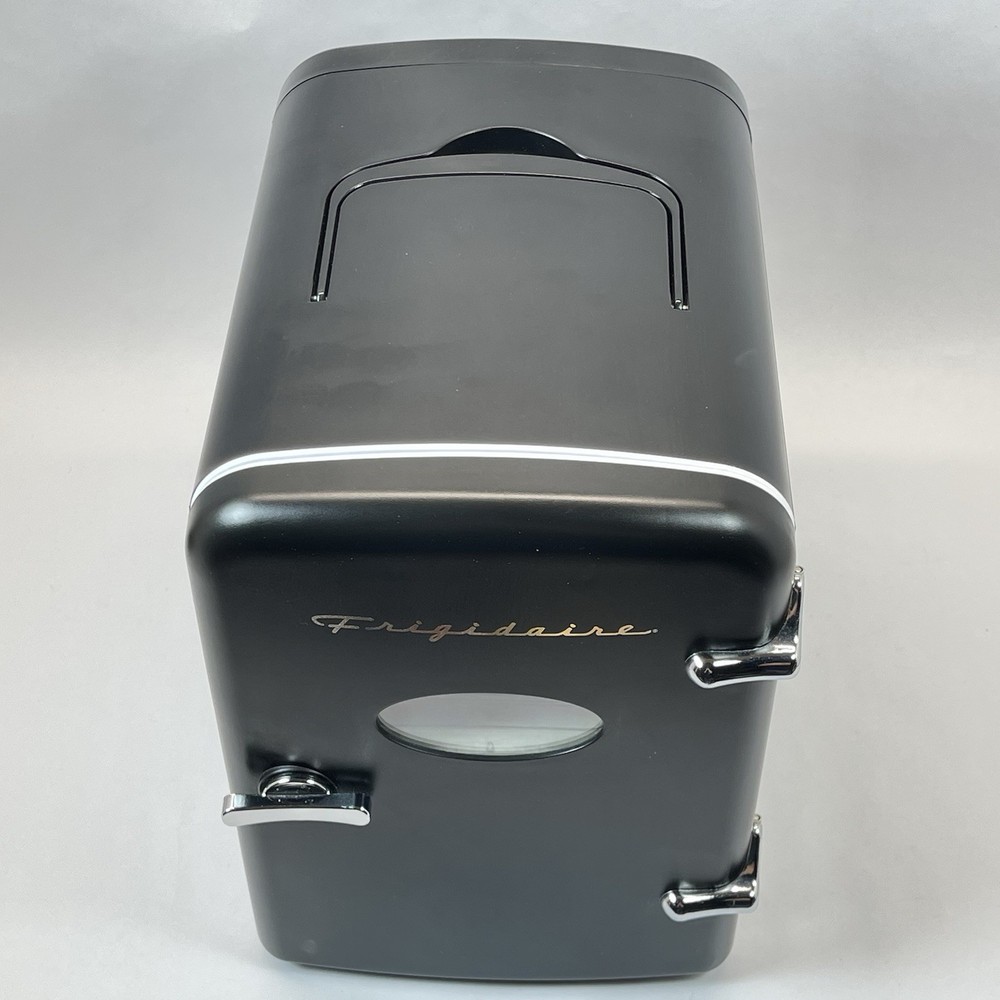 Frigidaire Retro Mini Fridge Black Compact Cooler Dorm Office Tested Clean