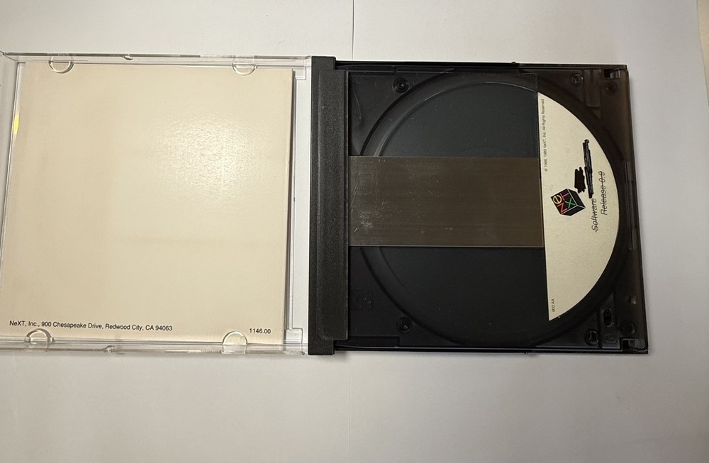 Early Next Disk Software Release ROM Release 1.0 Next Macintosh apple vintage