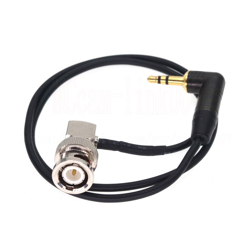 ZOOM F6 Time code cable, ZOOM F6 Timecode input and output line 3.5 plug to BNC