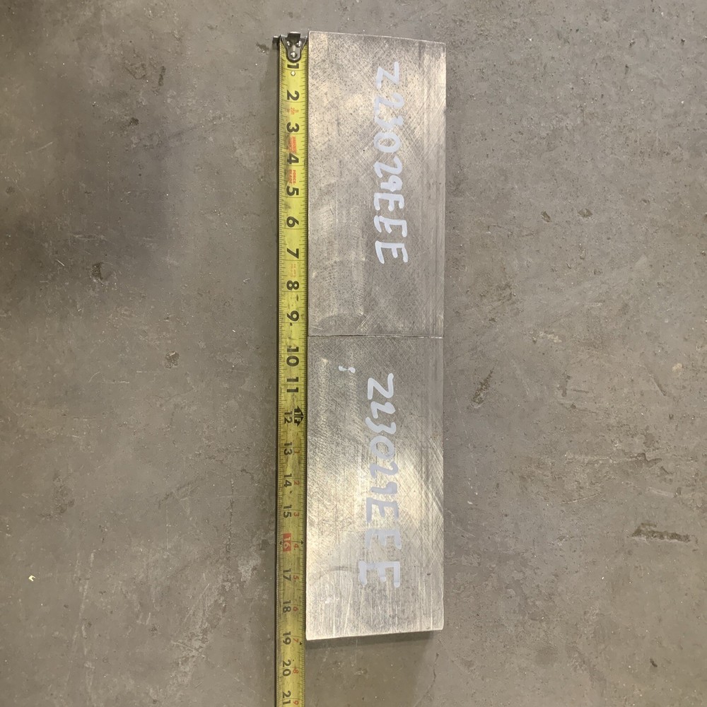 (2) 9.5” Double Sided Bottom V Dies Used Press Brake Tooling