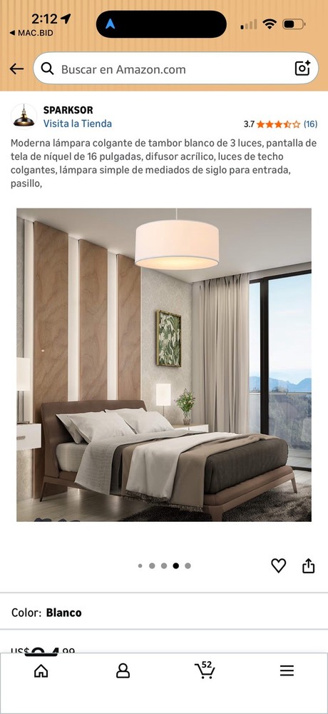 Round Overhead Light Fixture