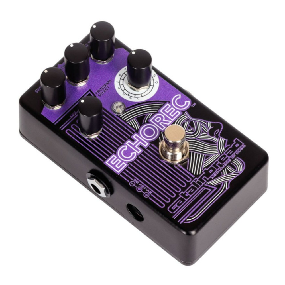 Catalinbread ECHOREC Multi Head Delay Guitar Effects Pedal Purple