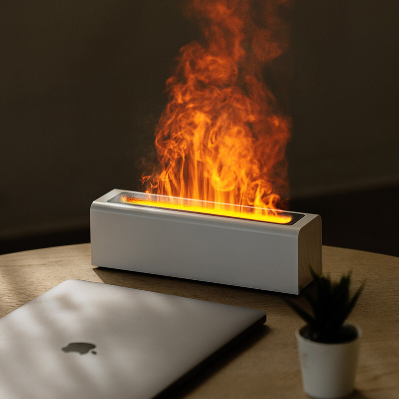 Flame Diffuser for Essential Oils 150ml Ultrasonic Aroma Diffusers Type-c Cable