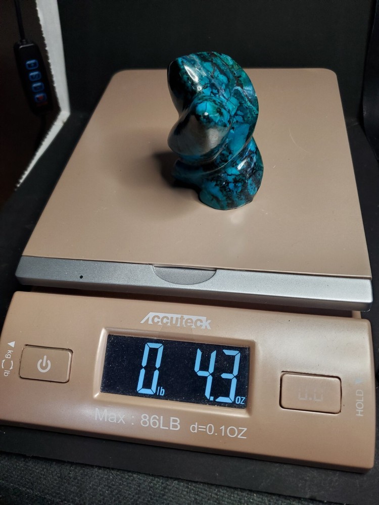 CHRYSOCOLLA Abstract Carving