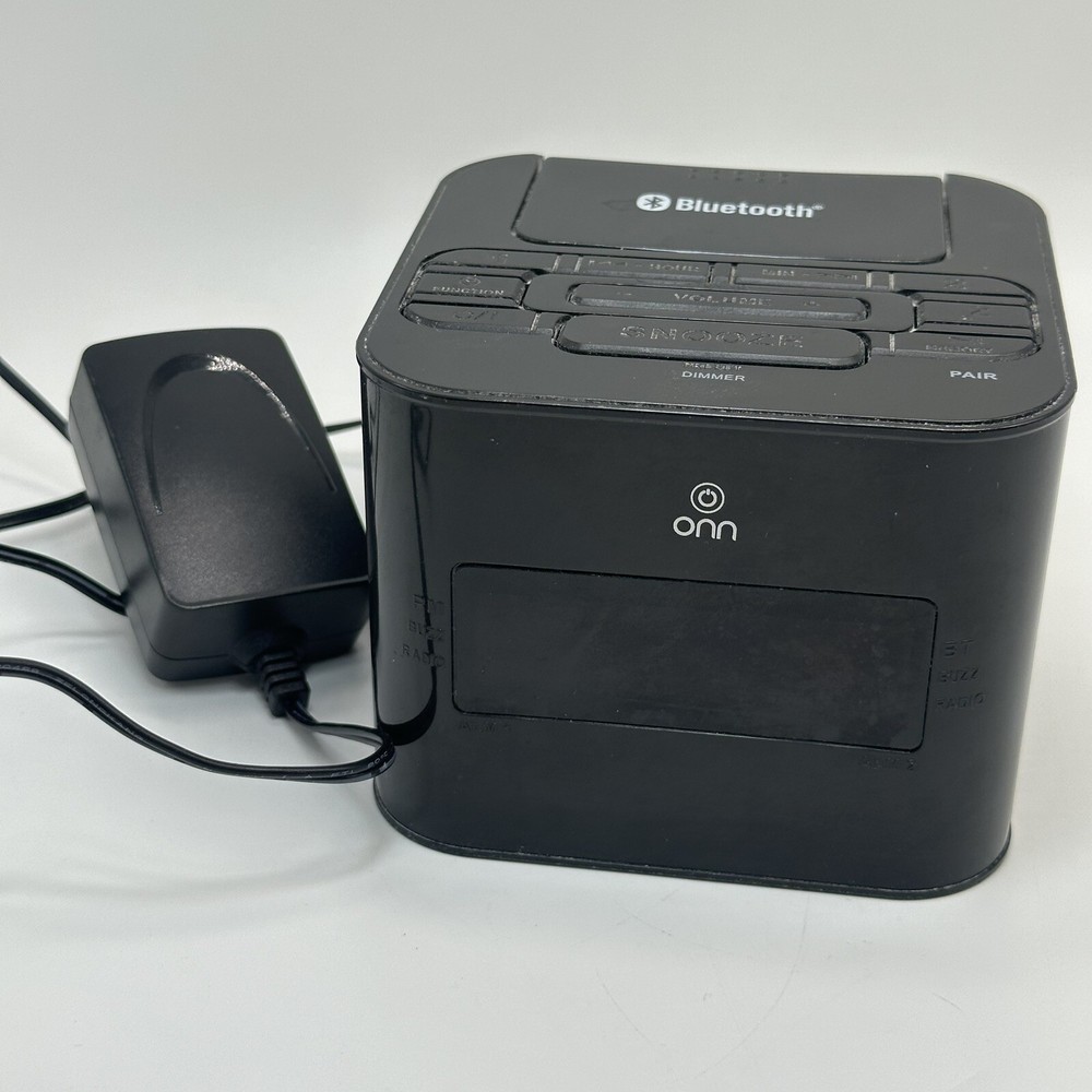 onn bluetooth Clock radio