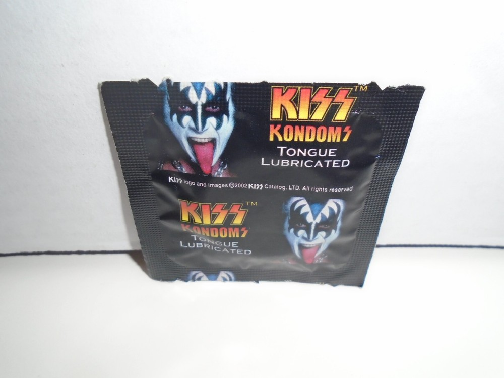 KISS GENE SIMMONS SEALED SINGLE CONDOM PACKAGE - THE DEMON
