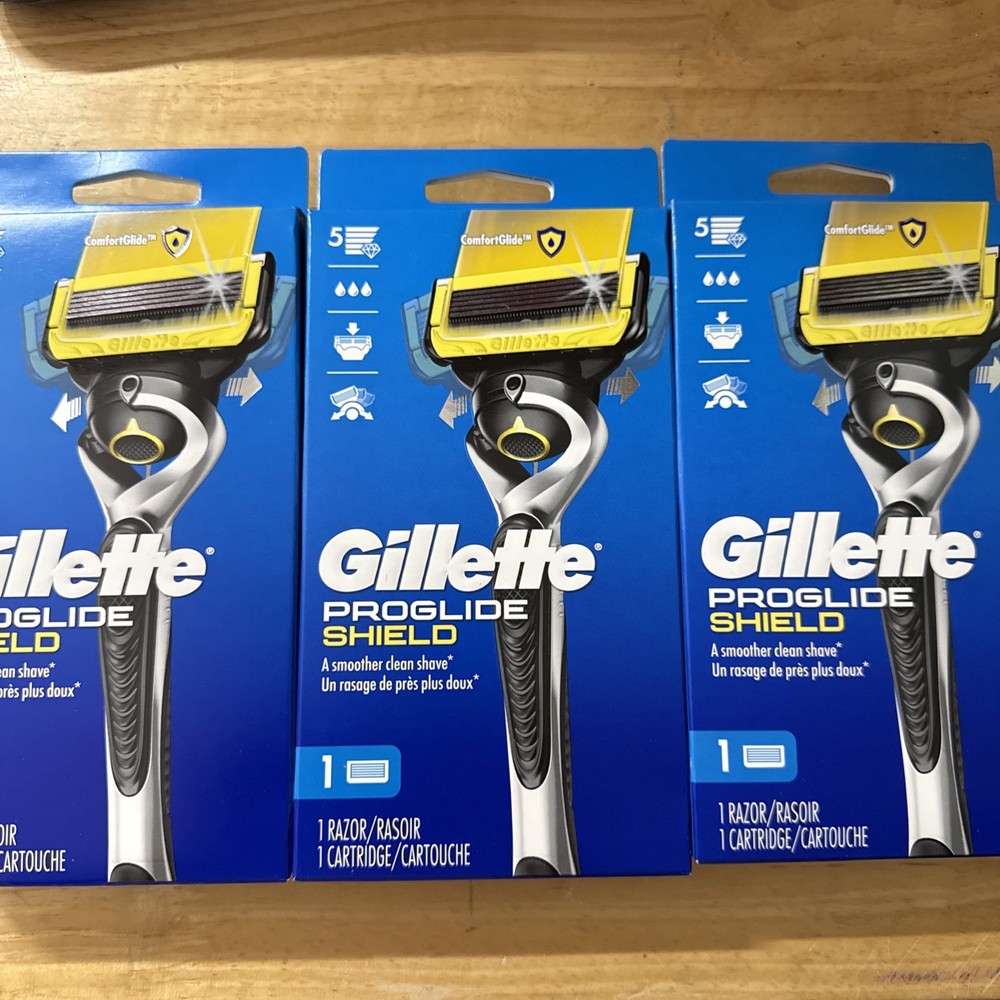 3 Boxes Gillette Fusion Proshield Flexball Razor