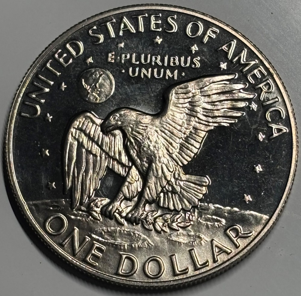 1973 S Eisenhower Ike Copper Nickel Clad Proof Dollar