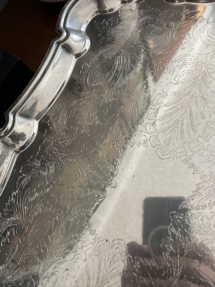 Vintage Silver plated Tea Tray