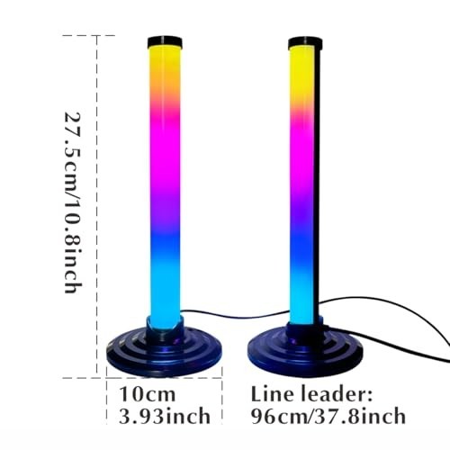 LED Ambient Lamp,Music Sync RGB Light,Color Changing TV Backlight with App & Rem
