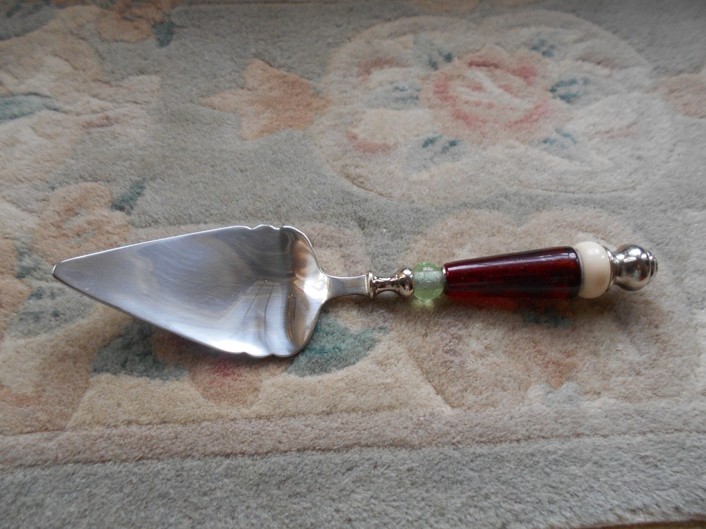 Glass Handled  Cake Server