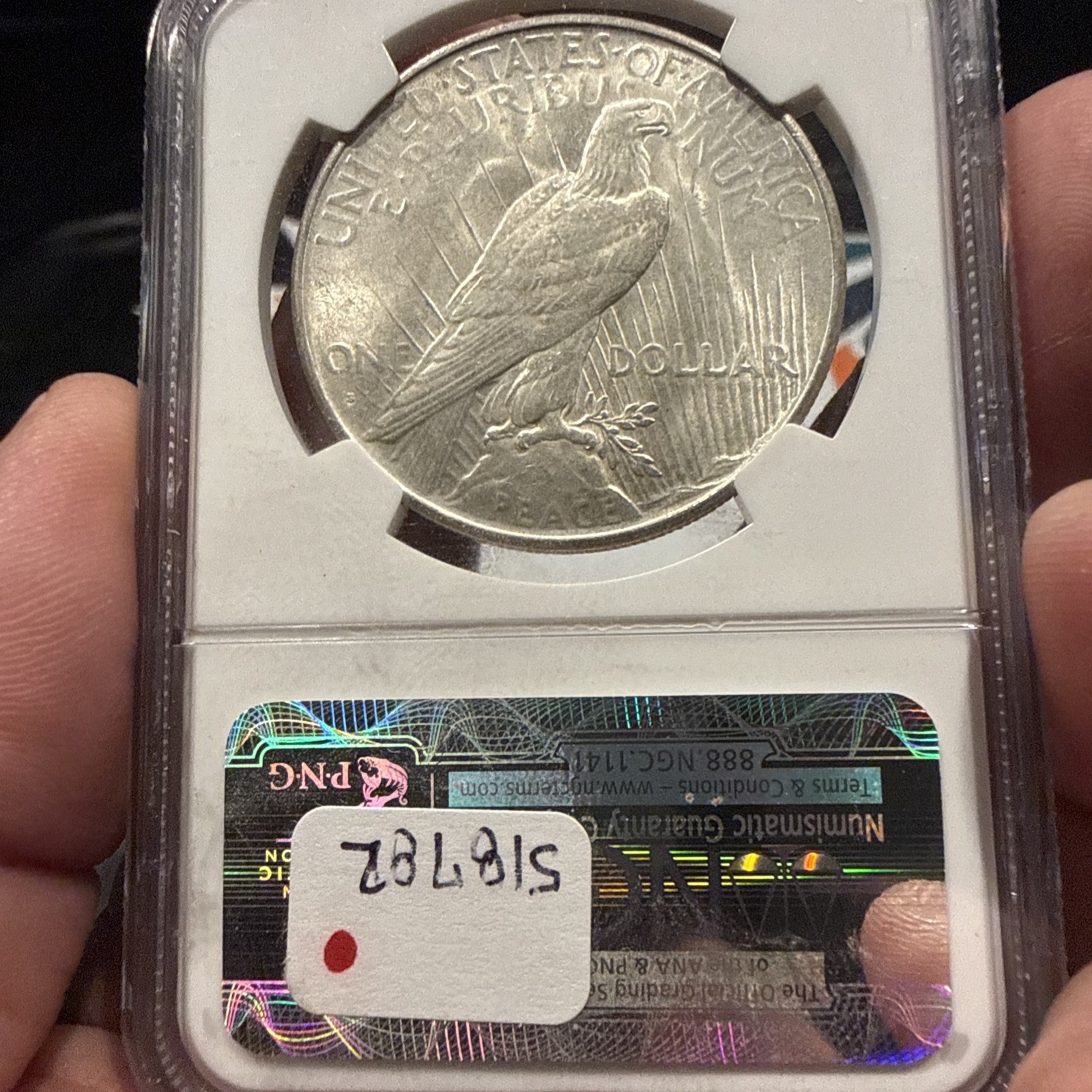 1935-S Peace Dollar - NGC MS 62