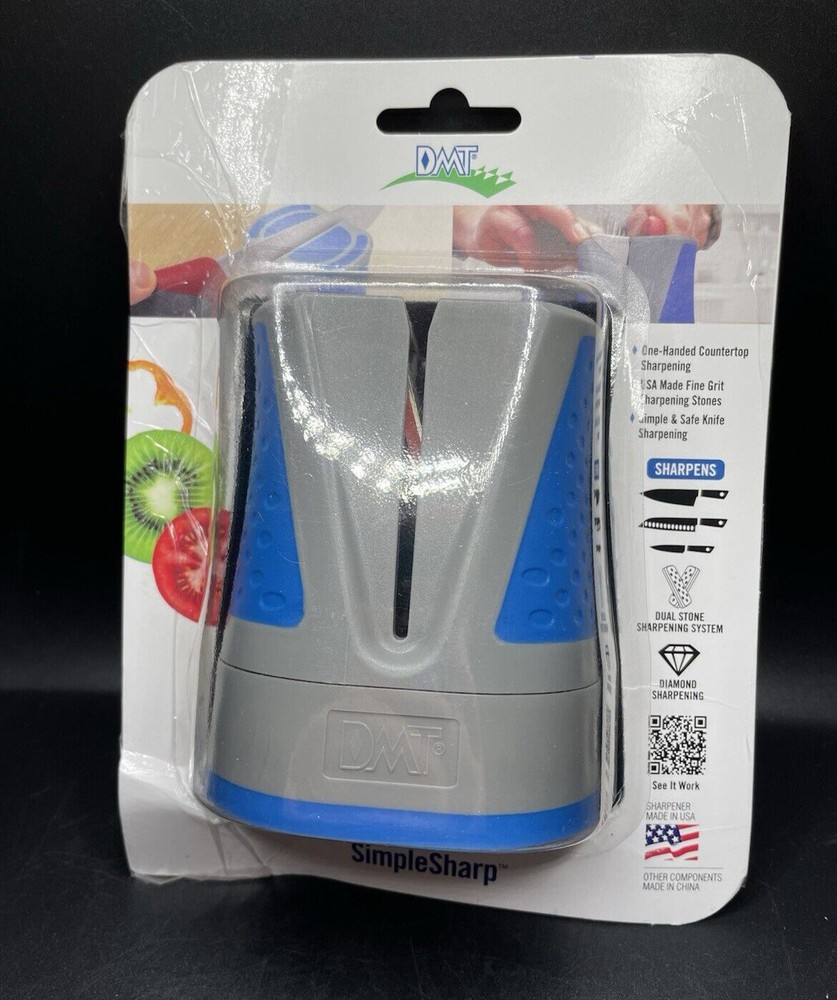 DMT Simple Sharp - Diamond Kitchen Knife Sharpener - Easy To Use, Pull Through