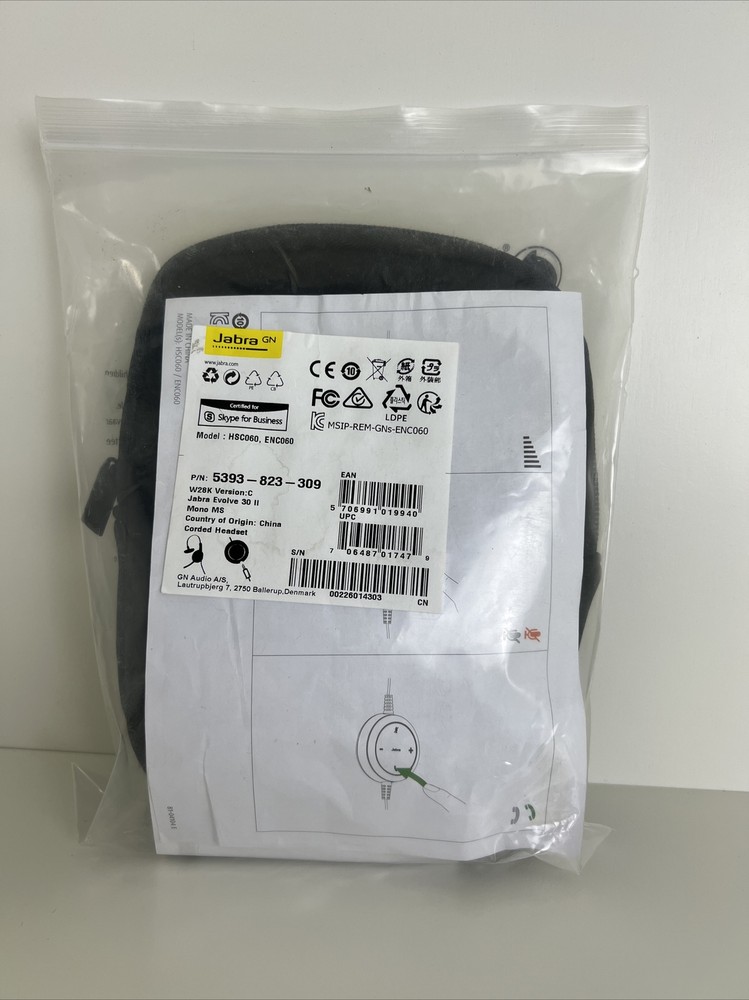 Jabra Black GN Headset New