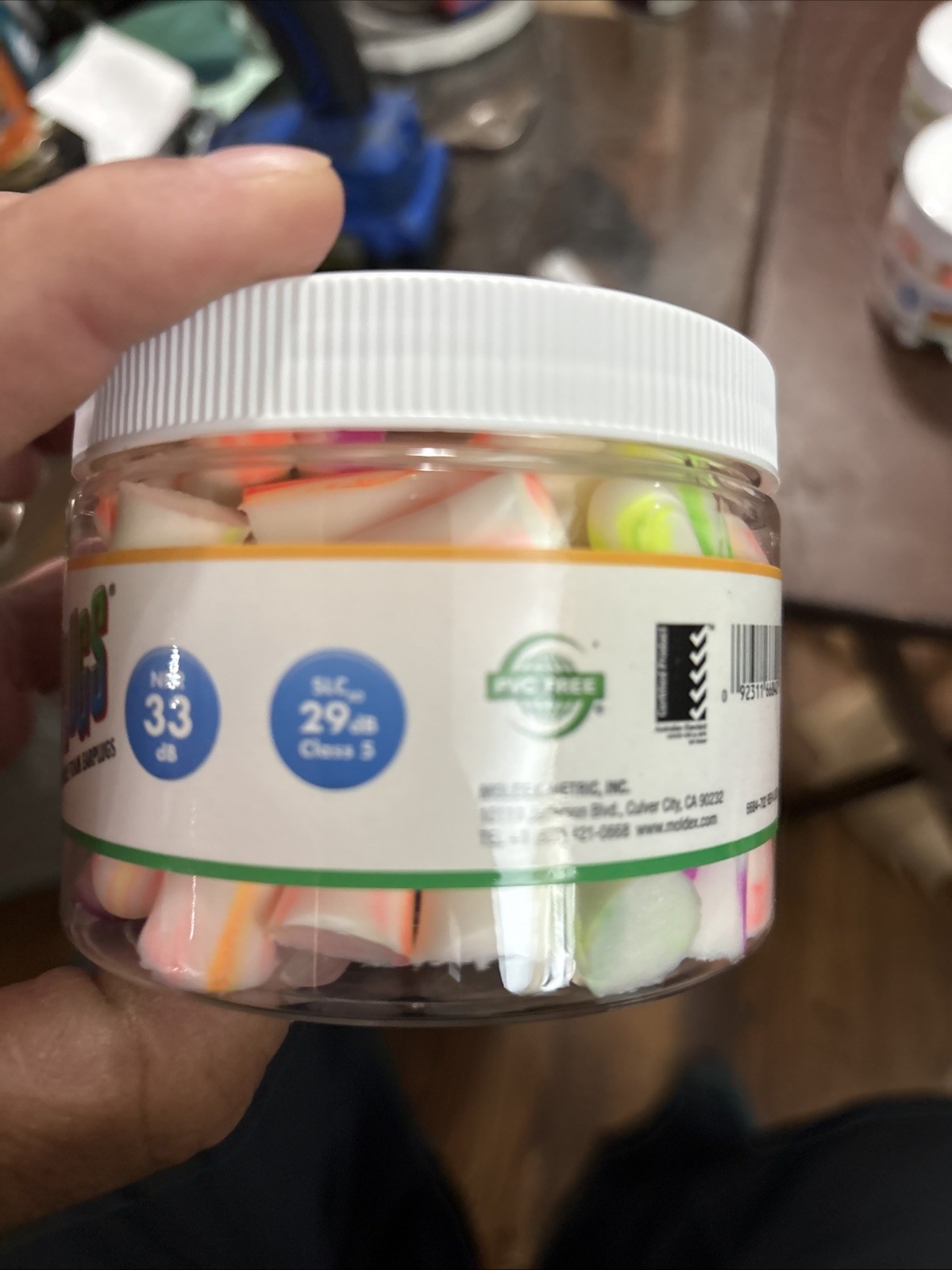 Lot Of (6) Moldex Sparkplugs Earplug Canister 6684 - 40 Pair Free Shipping