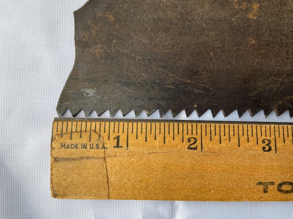 Antique brass split nut pattern Maker Cabinet Dovetail panel rip wood saw 6 ppi