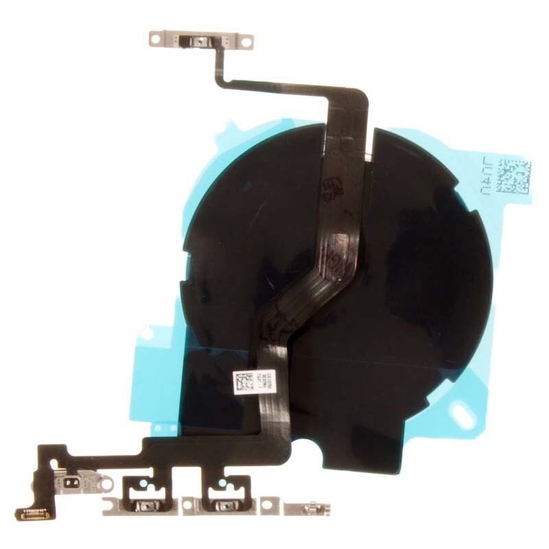 Wireless Charging Coil with Power Volume Button Flex Cable for iPhone 12 Pro Max