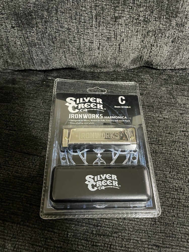 Silver Creek Black Gold Harmonica C new