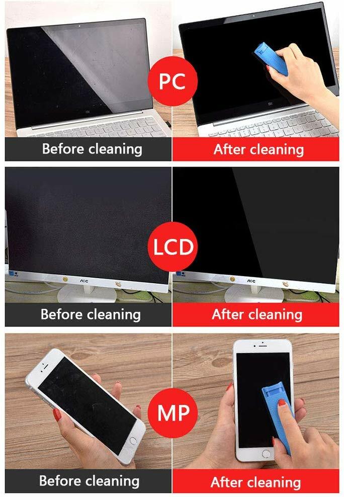 AMZER ALL-IN-ONE Spray Microfiber Cloth Screen Cleaner For Phone Laptop Tablets