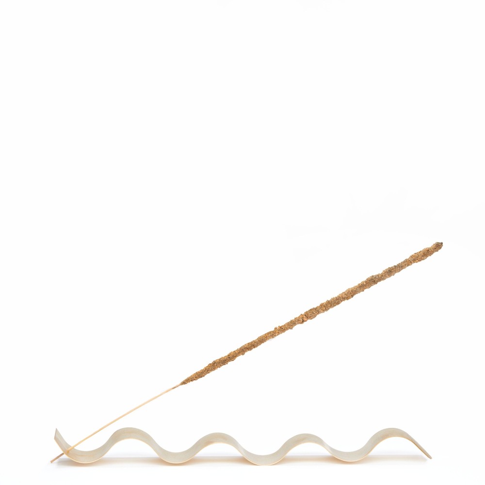 Wavy Brass Incense Burner by New Moon Beginnings