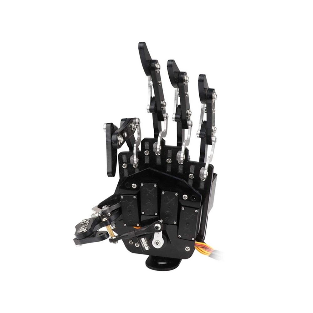 Robot Hand Five Fingers Solely Movement Bionic Robot Mechanical Arm Hand DIY ...