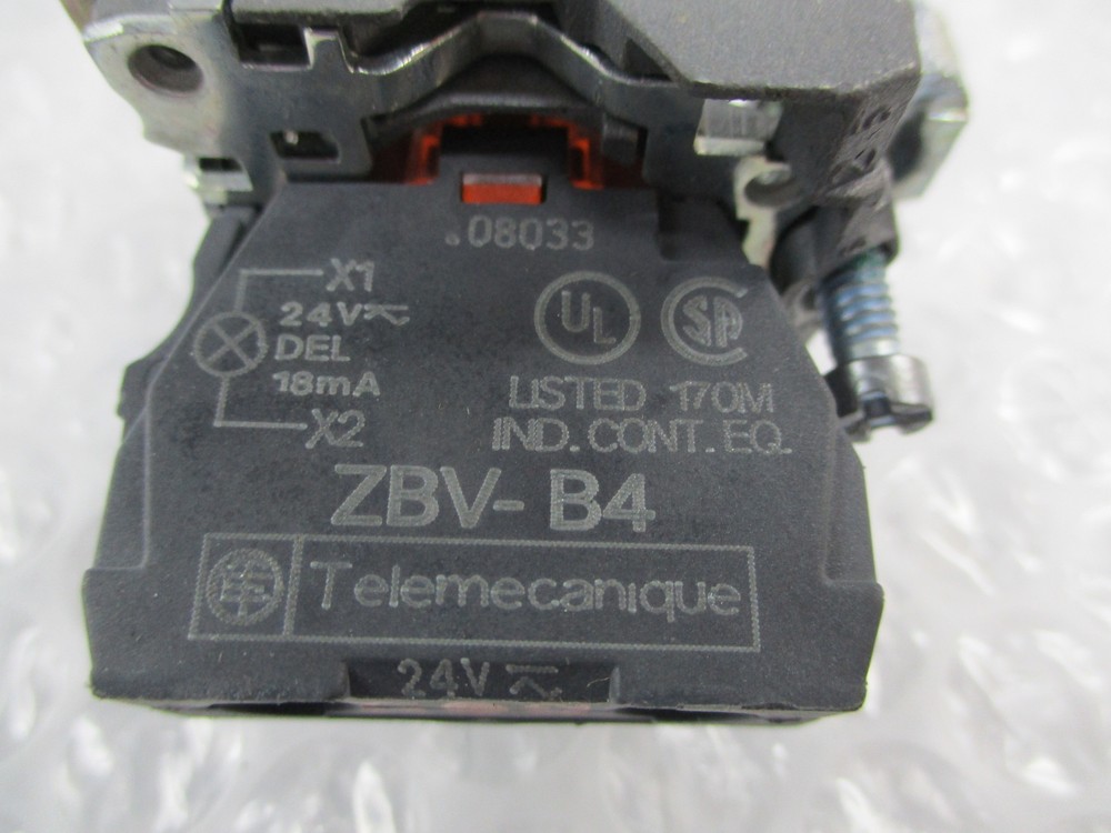TELEMECANIQUE ZBV-B4 PUSHBUTTON RED NSNP