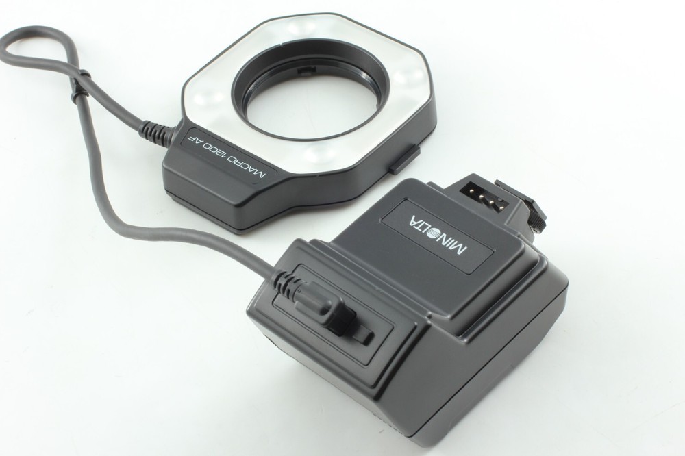 [Exc+5] Minolta Auto Electroflash Macro 1200AF Ring Light from Japan #22268