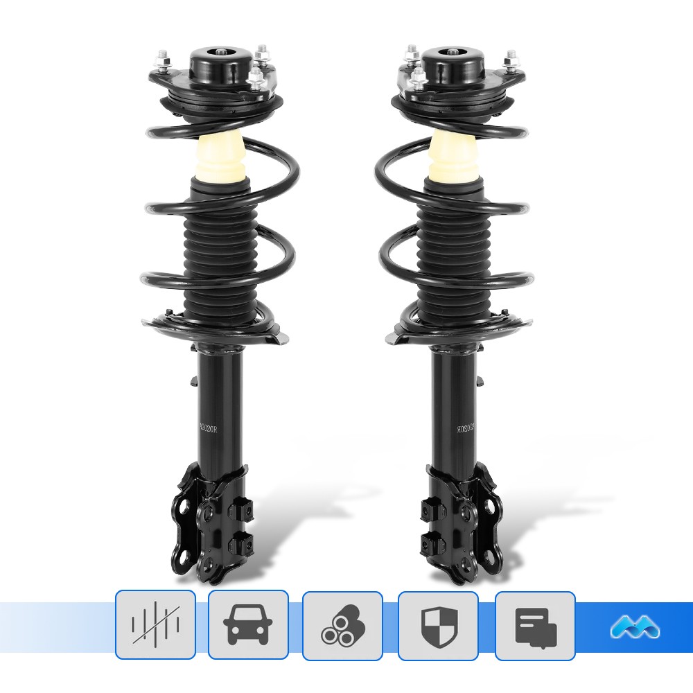 Box 2 Front Complete Struts w/ Coil Spring Assembly For 2011-2014 Hyundai Sonata