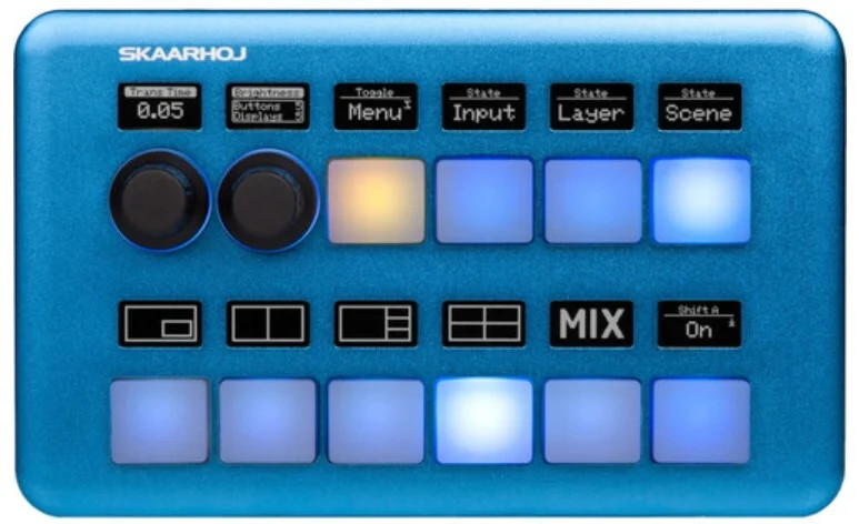 Skaarhoj QUICK-PAD-V1 Universal PTZ Camera Controller Blue