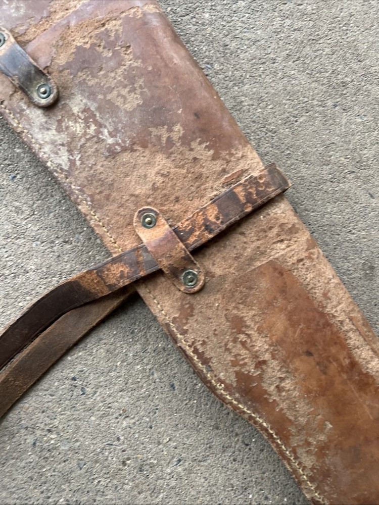 WW2 US Leather M1 Garand Scabbard 1943 Dated (CC211