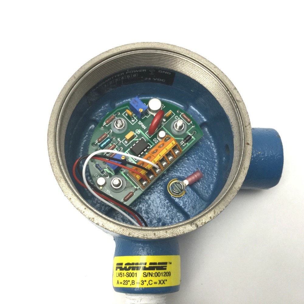 Flowline LV51-S001 FloatTek High-Temp Explosion Proof Vertical Level Transmitter